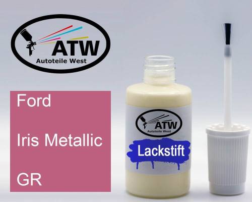 Ford, Iris Metallic, GR: 20ml Lackstift, von ATW Autoteile West.
